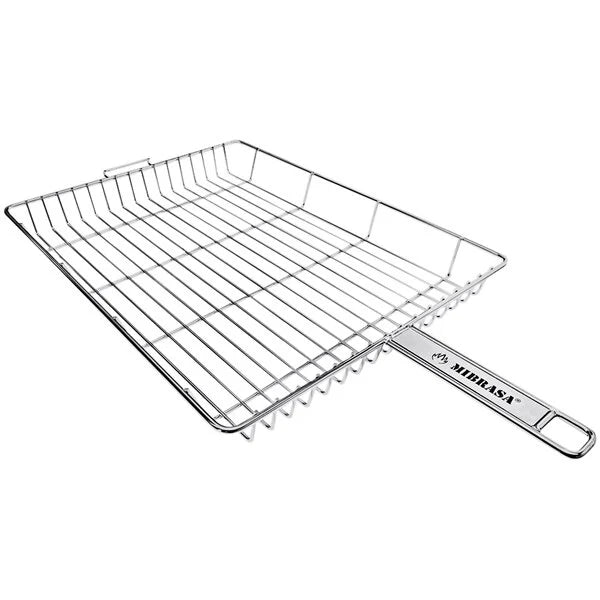 Stainless Steel Wire Single Grill Basket -- 1.6" Height