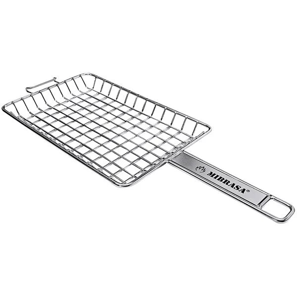 Stainless Steel Wire Single Classic Grill Basket -- 0.8" Height
