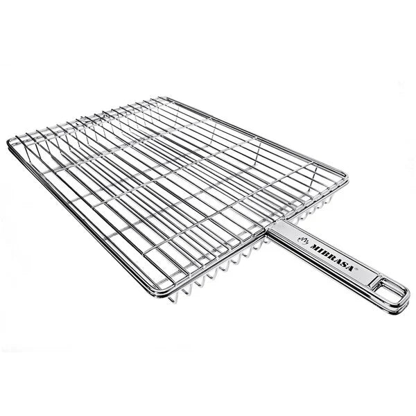Stainless Steel Wire Double Grill Basket -- 1.6" Height