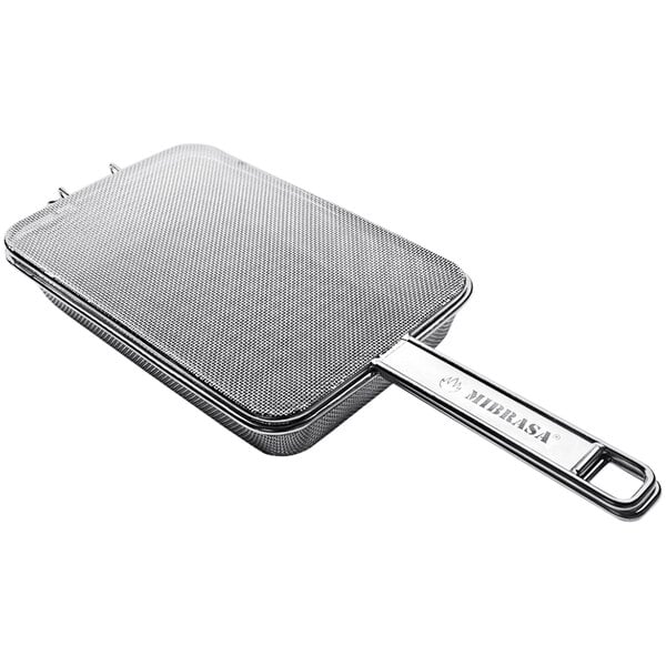 Stainless Steel Mesh Double Grill Basket -- 1.6" Height