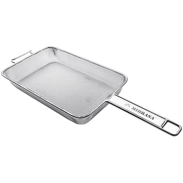 Stainless Steel Single Mesh Grill Basket -- 1.6" Height