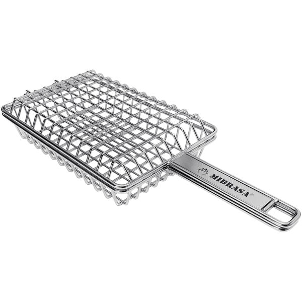 Stainless Steel Wire Classic Double Grill Basket -- 2.4" Height