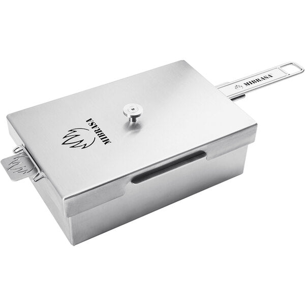 Stainless Steel Smoke and Steam Box with Grill Basket